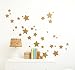 Little Love by NoJo Separates Collection Star Wall Decals, Metallic Gold