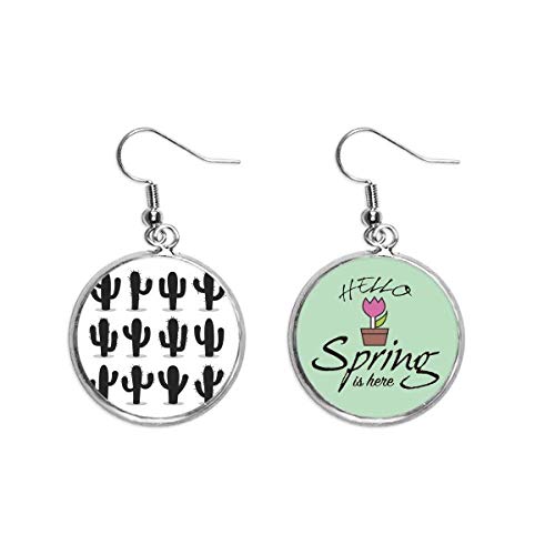 Pendientes de plantas suculentas para looks de primavera y terrazas