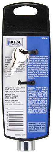 Reese Towpower 7033200 Class V Receiver Lock - Chrome #TOP2