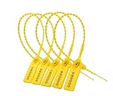 precinto camiones Pack de 100 unidades de 25 cm de largo | Color amarillo