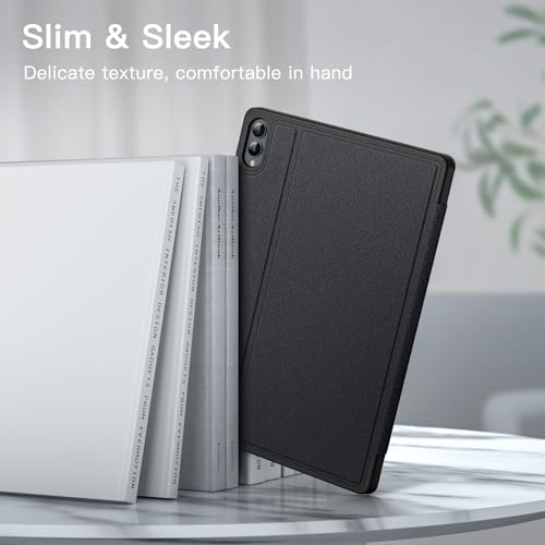 Image of JETech Cover Case for Samsung Galaxy Tab S11 Ultra with S Pen Holder, Slim Folio Stand Protective Tablet Cover, Multi-Angle Viewing, Auto Sleep /Wake (Black)
