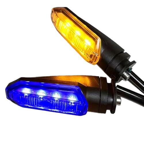 Luz de giro para motocicleta de 12V con lámpara ámbar intermitente de parada trasera