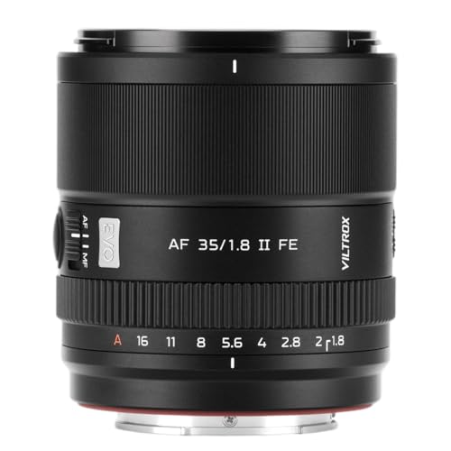Image of VILTROX AF 35mm F1.8 II EVO APO FE Full Frame Large Aperture Autofocus Prime Cameras Lens for Sony E-Mount A7IV ZV-E1 A7CII A7RV FX3 A7SIII A7CR A7III A7C A1 A7RIV A9 A9II A7RIII ZV-E10
