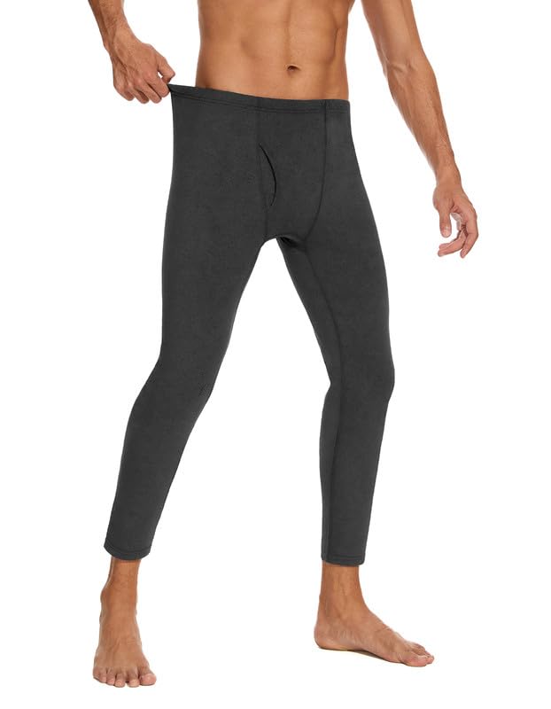 SIMIYA Lange Unterhosen für Herren, Thermounterwäsche, Thermohosen, ultraweiche Hosen, Basisschicht, warme Leggings für Ski, drinnen und draußen, kalter Winter