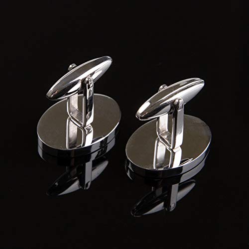 Gemelos para hombre de acero inoxidable personalizados miniatura 5