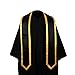 Newrara Deluxe Unisex Adult Plain Graduation Honor Stole Sash Classic End with Trim 72