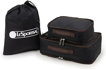 新品　LeSportsac レスポートサック　トラベルポーチ　3個セット　黒 3－ZIP COSMETICスペクテイターブラック（ポーチ）｜LeSportsac
