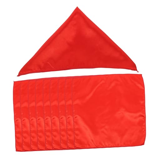 Servilletas de tela rojas HEALLILY pack 10 unid. miniatura 1
