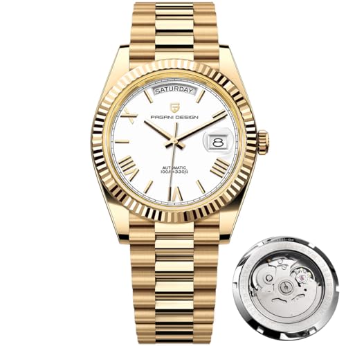 Image of LACZ DENTON PD1783 DD40 Men's Watches Luxury Automatic Watch Men AR Sapphire Glass Mechanical Wristwatch Men 10Bar NH36A Movement