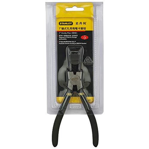 Image of STANLEY 84-447-23 Circlip Pliers Bent Internal-180mm /7''