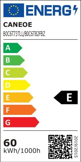 Energy efficiency label for CANEOE LED Chandelier
