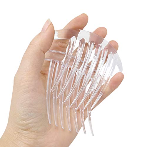 Honbay 6Pcs Plastic 7 Tooth French Twist Combs Hair Side Combs Clips Accessory For Women And Girls (4Inch) #TOP5