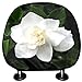 Protecteur d'appui-tête pour siège Auto Blanc Belle Housse d'appuie-tête Gardenia Auto Set de 2 Universal Fit pour Les Voitures Vans Camions Coussin d'appui-tête Fashion Auto Accessoires intérieurs