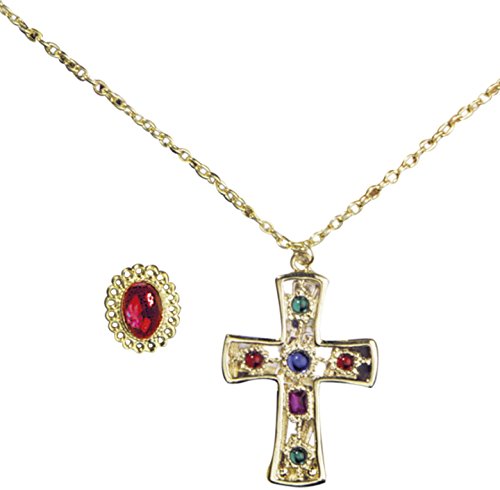 "King Set" (Necklace With Cross, Ring) -