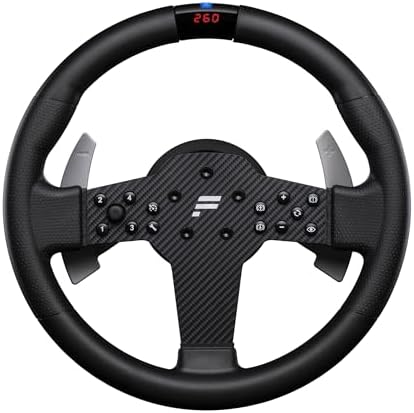 FANATEC Sim Racing CSL Steering Wheel P1 V2 (QR2 LITE) - Rubber T...