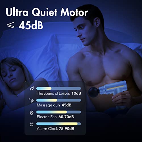 Sejoy Massage Gun Deep Tissue 10 Speed Usb Charging,Portable Handheld Massager,Percussion Massager,Muscle Massager Gun,Ultra Small & Quiet Muscle Massage Gun,Pain Relief Muscle,For Home Gym Outdoors #TOP3
