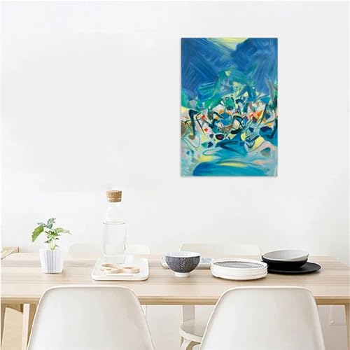 Impression sur toile abstrait DEEBOW tableau moderne 30x45cm sans cadre - 5