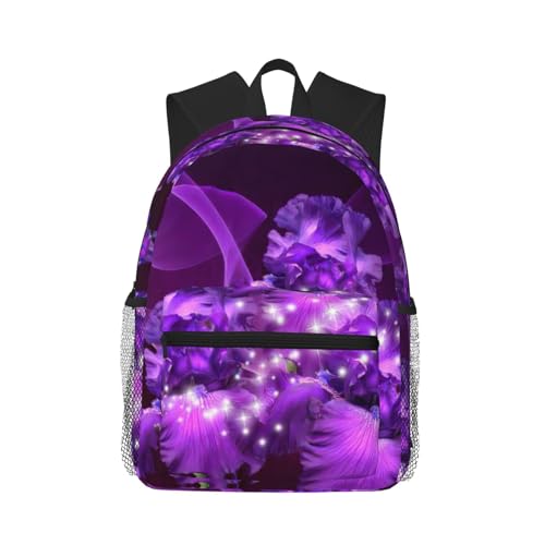 Sac à dos imperméable violet anti-pluie pour protéger vos cours