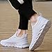 CMNZHK Mens Running Shoes Walking Tennis Sneakers Gym Workout Lightweight Breathable Athletic Shoes Non Slip Jogging Casual Fashion Sport Shoe White Size 9.5
