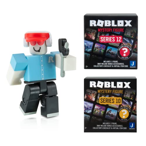Roblox Action Collection - Greenville: Car Dealer Worker Milk74I8O + Two Mystery Figure Bundle [Includes 3 Exclusive Virtual Items] #TOP12