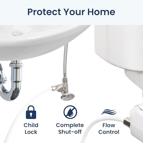 Adaptateur eau chaude bidet LUXE contre les fuites de WC - 5