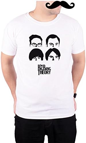 Mooch WaleThe Big Bang Theory Black and White White Quick-Dri T-Shirt for Men