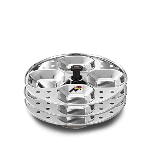 Aashita shoppe 3 Plates Stainless Steel Square Idly Stand/Idly Maker Makes 12 Square Idlis at Once. (3 Plate Square Idli) (square idli 3 plate) (B0B6GGFL34) Amazon Price History, Amazon Price Tracker