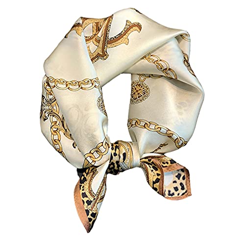 Beautiful Fashionable Attractive Small Square 100% Pure Mulberry Silk Scarf for Women Neckerchief Headscarf 21