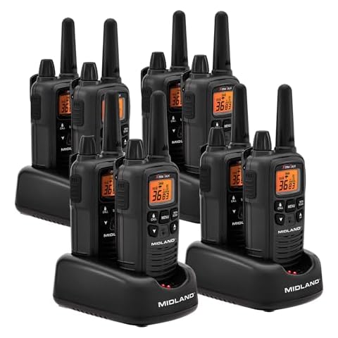 Midland LXT600BBX4 FRS Business Bundle Black 8 Pack with headsets Cover