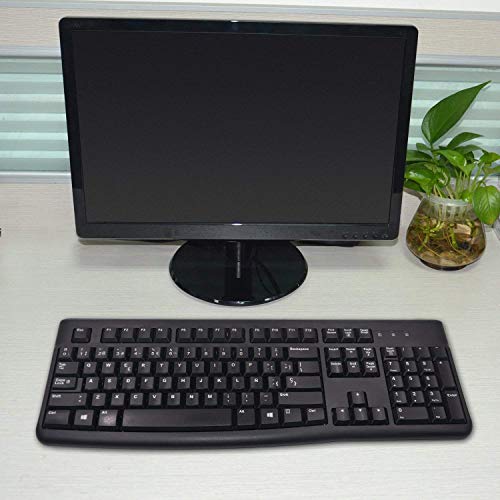 2PCS Pegatinas de Teclado Español Mate Letras Blancas Fondo Negro miniatura 7