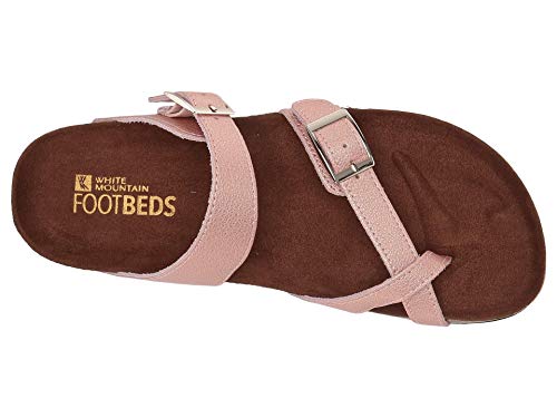 Image of White Mountain, Womens, Gracie, Rose Gold Leather, 10.5, M
