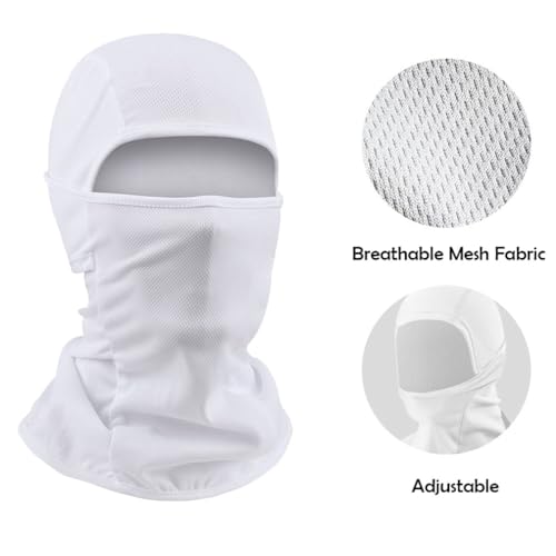 Image of Balaclava Ski Mask 3 Pack Motorcycle Face Mask Shiesty Ski Mask for Men Women Summer Full Face Cover Sun Protection Football