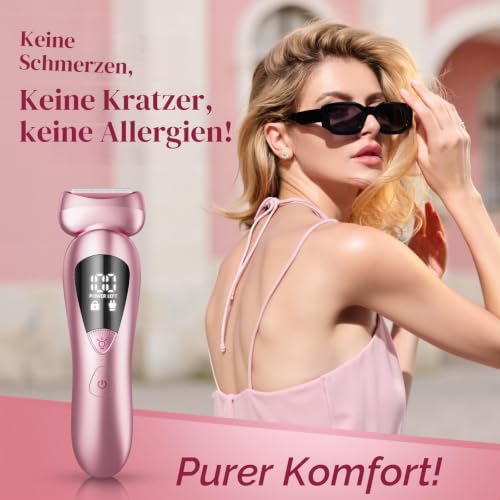 rategist Kabelloser Elektrorasierer für Frauen: IPX7 & LED-Display – Ansicht 2