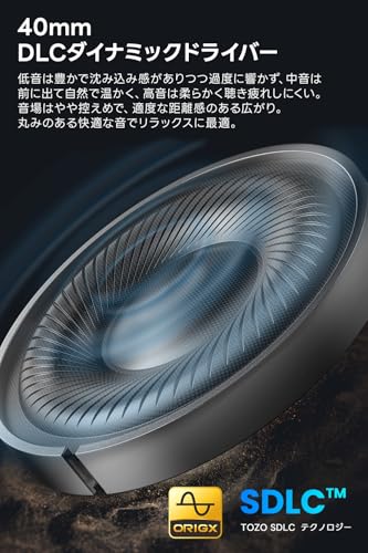 TOZO HT3 Wireless Noise Cancelling Headphones 商品画像3