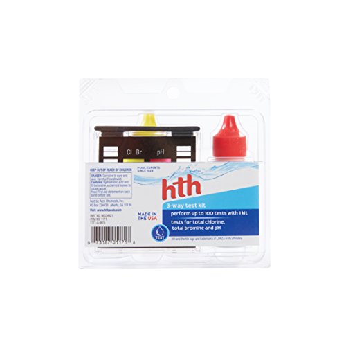 HTH 1171 3-Way Test Kit Chemical Tester for Swimming Pools