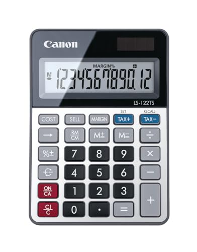 Canon Calcolatrice Da Tavolo LS-122TS, 12 Cifre - 3