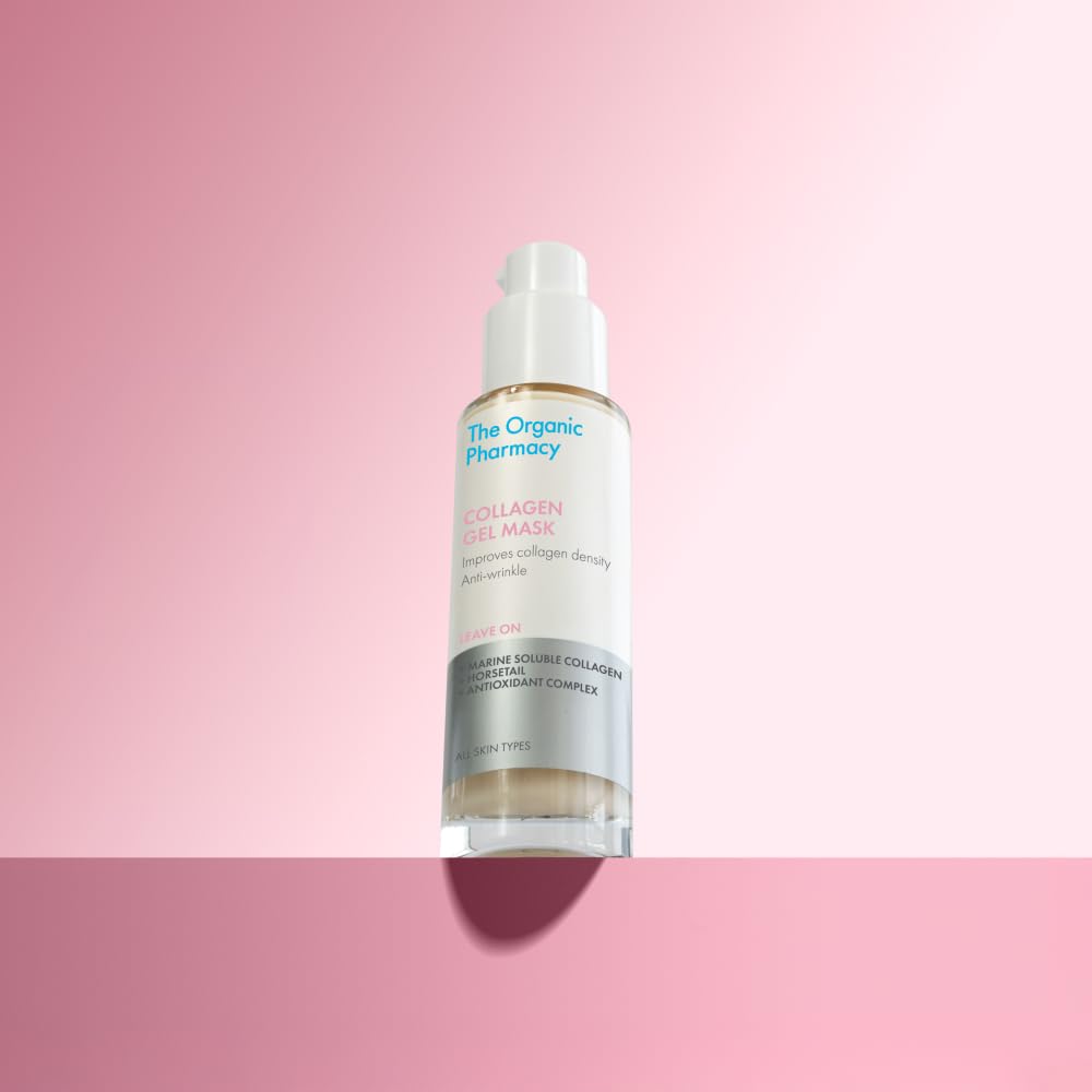 The Organic Pharmacy Collagen Gel Mask, 50ml, Improves collagen density, Anti-wrinkle, With Marine Soluble Collagen - Image 2
