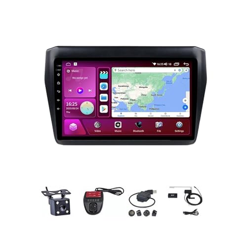 Autoradio Android pour Suzuki Swift 2017-2019 écran tactile 9 pouces et GPS