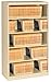 Tennsco - FS350PY - 36 x 17 x 63-1/2 0-Drawer Open Style Fixed Shelf Lateral File Series File Cabinet, Champ/Putty
