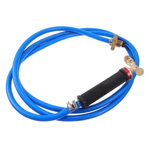 OUNONA Liquefied Gas Torch High Temperature Gas Torch High- Temperature Flame Torch Welding Torch Hose Fireproof Torch Oxygen- Liquefied Gas Welding Torch Acetylene Torch Copper Blue