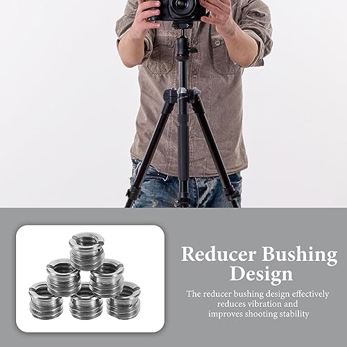 Image of 10Pcs Tripod Screw Adapter to Thread Converter for Microphone Stands Dslrs Video Light Stands Durable and Versatile Equipment Accessory