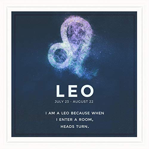 Leo Zodiac Sign Gifts | 7x7 Tile Artwork | Astrology Decor for Leo Men or Women | Zodiac Themed Gift for Leo | Perfect for Horoscope Lover | Art Print for Room and Home