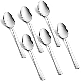 Kucensi Lot de 6 cuillères à café en acier inoxydable - Cuillères à dessert - Petites...