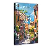 Italia, Europa, Roma, Nápoles, Milán, lienzo póster para decoración de dormitorio, paisaje, oficina, habitación, regalo, 40 x 60 cm