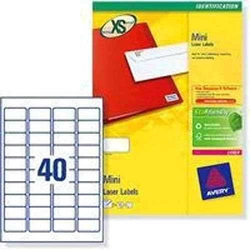 Avery Removable Multi-purpose Labels - 46 x 11.11mm - 2100 Labels