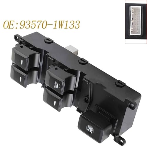 Interrupteur de lève-vitre bloqué sur KIA Rio 3 ? Solution avec la commande principale 935701W133 - 4