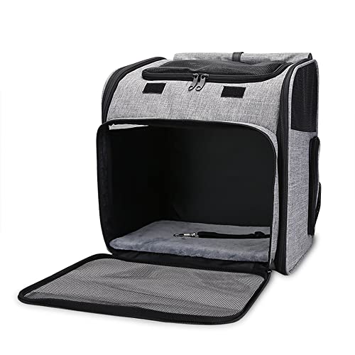 Pet Carrier Mochila, Saco Transportadora para Cães Pequenos Gatos, Design Ventilated Bolsa de Transp