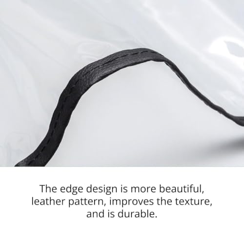 Image of Transparent EV Charger Cover Waterproof - Magnetic Electric Vehicle Charging Port Rain Shield - All Weather Snow & Ice Protection Plug Guard with Soft Magnetic Strip, Universal Fit
