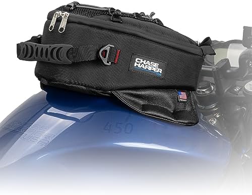 Chase Harper USA 450 Magnetic Tank Bag, Water-Resistant, Tear-Res...