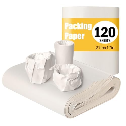 Packpapier, 120 Blatt, 70×38cm, Zeitungspapier Packpapier...